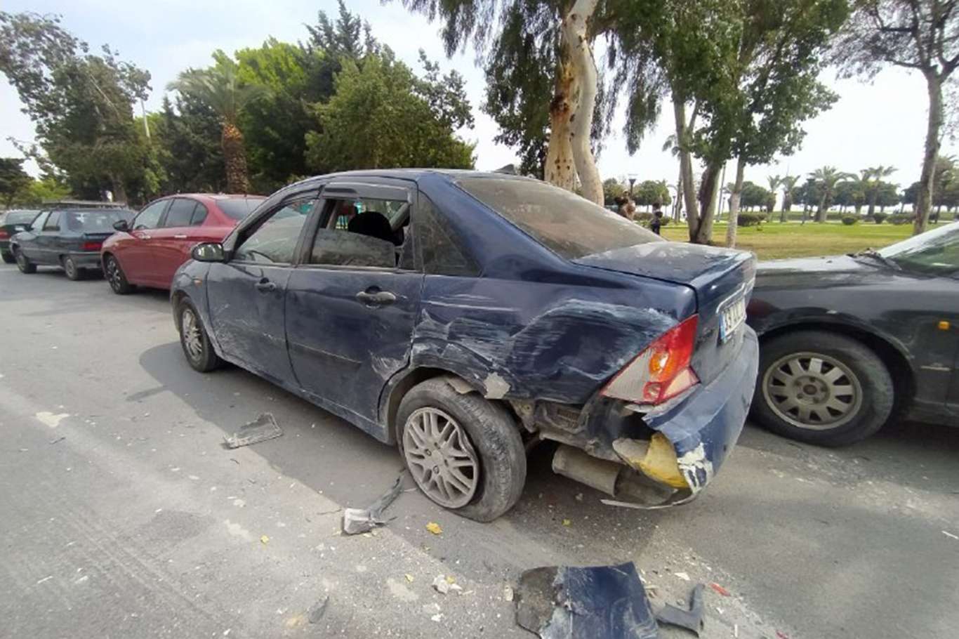 Hatalı sollama yapan araç kazaya neden oldu: 2 yaralı
